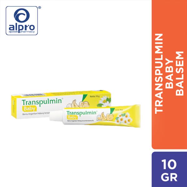 Transpulmin Baby 10Gr Balsem Bayi Untuk Meredakan Hidung Tersumbat